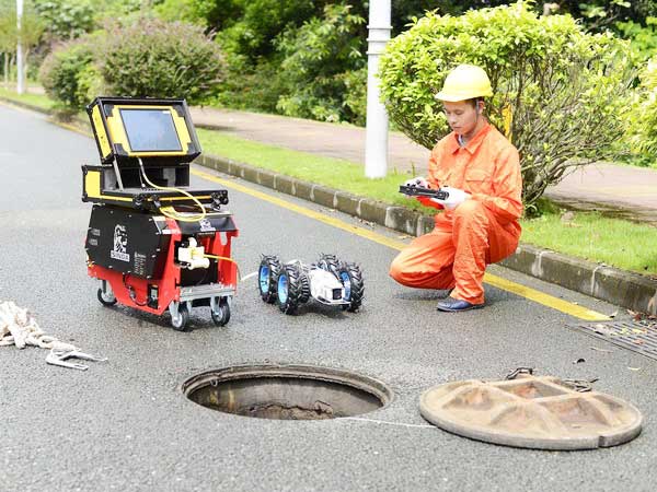 兰山管道机器人检测