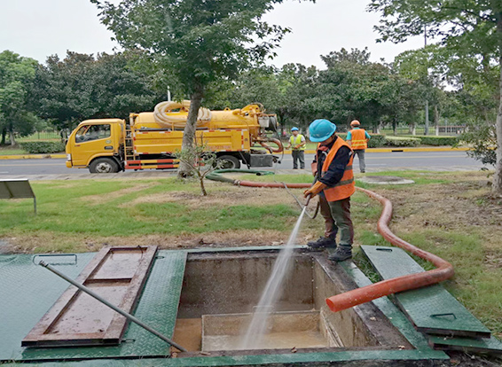 兰山化油池清理