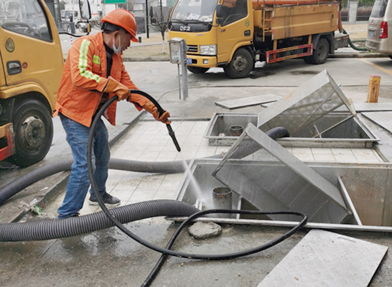 兰山隔油池清理